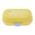 thumbnail image 3 of Unique Bargains 1 Pc Soap Dish Portable Soap Holder for Bathroom Yellow, 3 of 6