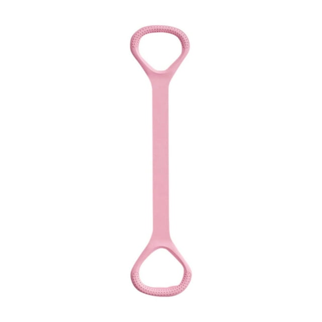 Banda de resistencia para ejercicios de fitness, mango antideslizante en forma de 8, entrenamiento premium Rosa 50 cm de largo