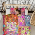thumbnail image 3 of Pioneer Flower Duvet Cover and Pillowcase Set for Single Bedding, Bedroom Accessories for Kids Teens, 3 of 5