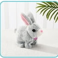 thumbnail image 2 of Electric Plush Rabbit Toy for Kids Simulation Singing Bunnies Toy Barking Rabbit Baby Crawing Learning Toy Toddler Gift, 2 of 8