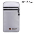 thumbnail image 1 of Bolsa para documentos ignífuga, soporte para sobres ignífugo e impermeable, proteja sus objetos de valor, documentos, dinero, joyas, cremallera para una máxima protección, 1 of 5