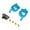 Blue, variant on QccHieUs RC Car C-hub Carrier 1/14 RC Car Parts Replacement for 124007 144016 144018 Red