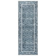 thumbnail image 4 of Crystal Print Vela Transitional Floral Navy Area Rug, 2x6, 4 of 8