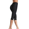thumbnail image 6 of Womens Swim Pants High Waisted Elastic Swimming Leggings Stretch Swim Capris Sporty Long Swim Board Shorts, 6 of 7