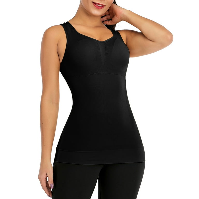 Premium AI Image  Clothers Shaping Camisoles Control Camisoles Built in Bra  on Tight Clothing for Gym Sports Basic