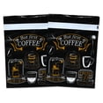 thumbnail image 2 of 10x13 Inch Coffee Designer Mailers, Designer Self Sealing Shipping Mail Bags for T shirts, Clothing, Coffee grounds, beans, Herbs, Spices, 2 of 10