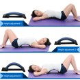 thumbnail image 4 of ABS Blue Lumbar Stretching Corrector - Acupuncture & Magnetic Therapy Back Support Device, 15.16x10.24x3.35in, 1.1lb, Posture Alignment Tool for Lower Back Relief, 4 of 6