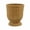 Ginger, variant on ValHome 12 Inch Brown Woven Resin Urn Planter with Pedestal Base - Decorative Indoor Floor Basket Planter Cover for Faux Plants or Inner Pots, Living Room, Entryway, Farmhouse Home Decor