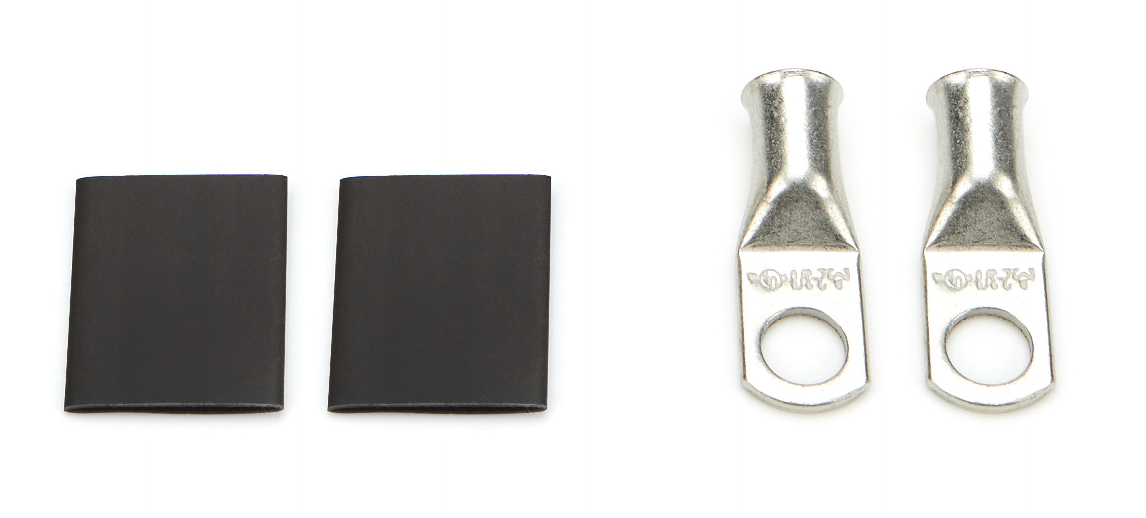 Quickcar Racing Products QRP57-550 Power Ring - 2 AWG - 0.37 in. Hole with Heat Shrink - Pack of 2