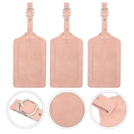 OFFIGAM 3-Pack Suitcase Tags for Travel Luggage, Bags, and Backpacks with Easy Identification