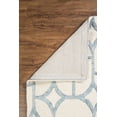 thumbnail image 4 of Linon Home Décor Aspire Area Rug Collection, Ivory and Turquoise, 5' x 8', 4 of 5