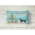 thumbnail image 2 of Carolines Treasures BB8436PW1216 Gordon Setter Christmas Canvas Fabric Decorative Pillow, 12H x16W, multicolor, 2 of 3