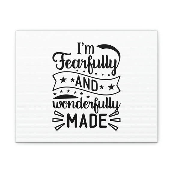 Scripture Walls I'm Fearfully And Wonderfully Made Psalm 139:14 Christian Wall Art Bible Verse Print Ready to Hang Unframed