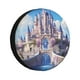 thumbnail image 1 of Fotbe Majestic Fantasy Castle Funda de Llanta de Repuesto con Estampado, Engrosada, Ajuste Universal para Jeep, Remolque, RV, SUV, Camión-16 inch, 1 of 6