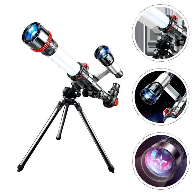 Hytrove 1Pc Children's Telescope Astronomical Telescope Plastic for Creativity Development Educational Activities