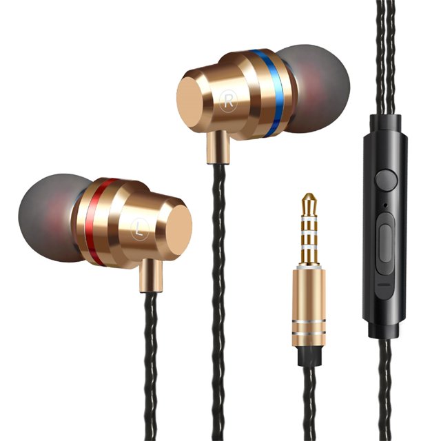 Auriculares deportivos con cable Auriculares HIFI Super Bass Auriculares intrauditivos de 3,5 mm Auriculares estéreo Auriculares con cable
