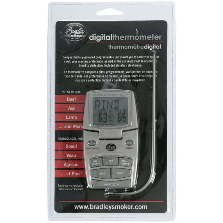 Bradley Smoker Digital Food Thermometer BTDIGTHERMO from Bradley Smoker -  Acme Tools