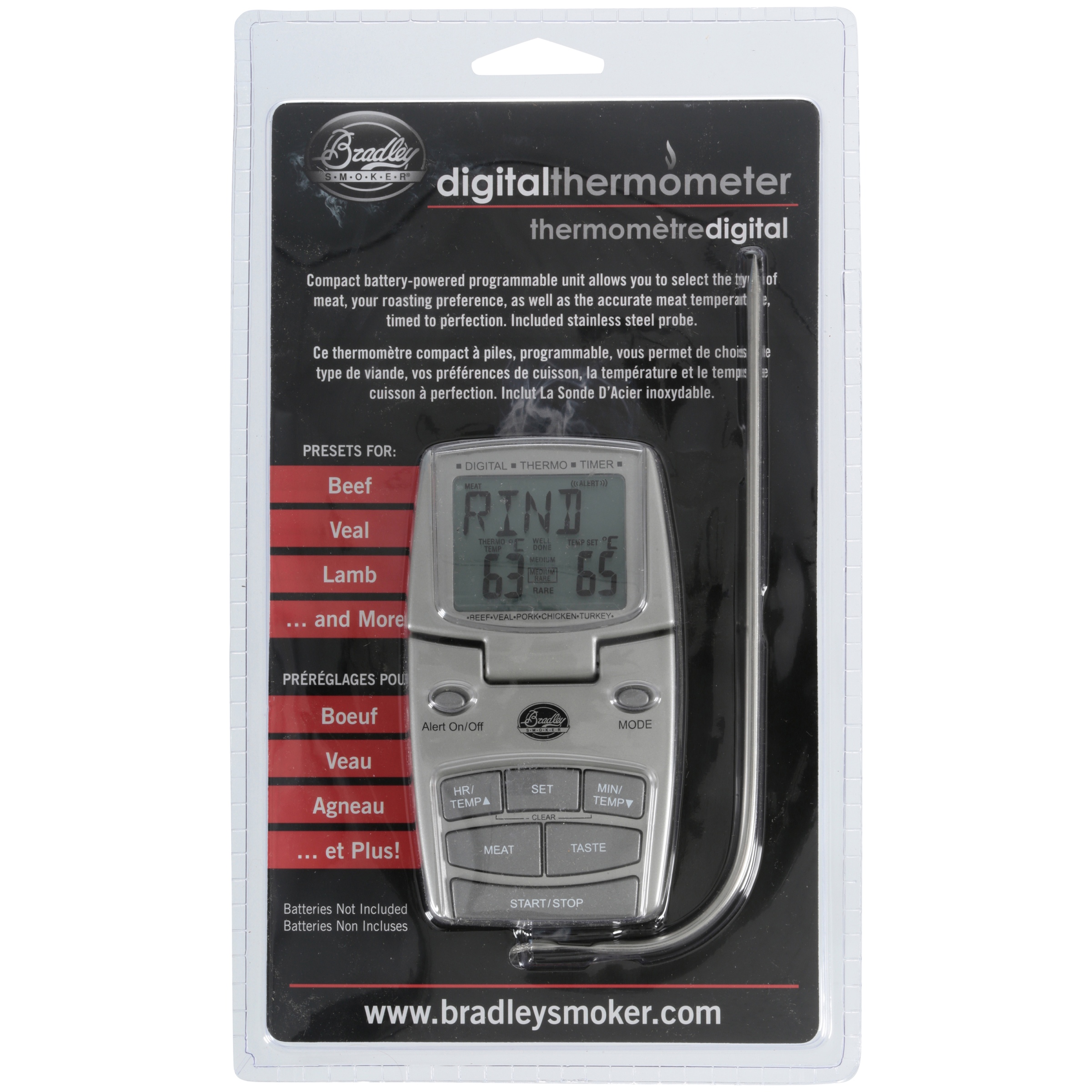  Bradley Smoker Digital Food Thermometer