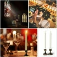 thumbnail image 2 of Aura Friendship Flameless Candles (144 Pack) with Aged Brush Bronze Stand, Battery Operated LED Light for Decorations, 2 of 5
