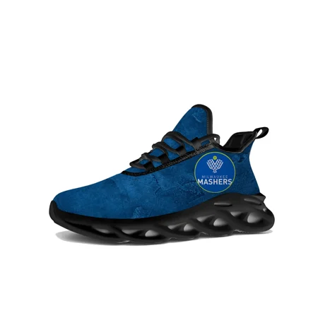 

MILWAUKEE MASHERS pickleball Flats Sneakers Mens Womens Sports Running Shoes High Quality DIY Sneaker customization Shoe