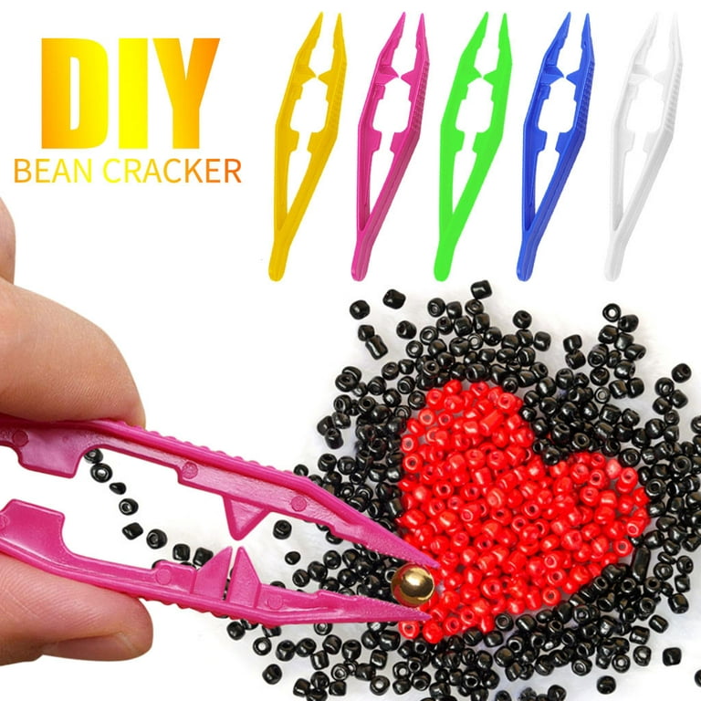 Assorted Colors Beads Tweezers For Beading Projects Craft Tweezers
