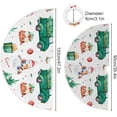 thumbnail image 3 of SKYSONIC Christmas Christmas Tree Skirt Home Decoration Large Round Christmas Tree Skirt for Holiday Party Home Christmas Day Ornaments 35.4 Inch, 3 of 6
