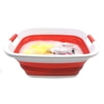 thumbnail image 2 of SAMMART Collapsible Plastic Laundry Basket - Foldable Pop Up Storage Container / Organizer - Portable Washing Tub - Space Saving Hamper / Basket, 2 of 7