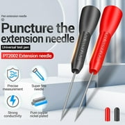Geege 2Pcs Multimeter Test Lead Extention Back Probe Sharp Needle Pins