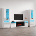 thumbnail image 3 of York 02 Electric Fireplace Modern Wall Unit Entertainment Center, 3 of 6