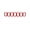 Red, variant on CheroCar Grille Inserts ABS Grill Cover Trim Kit for Jeep Grand Cherokee 2017-2020 Red