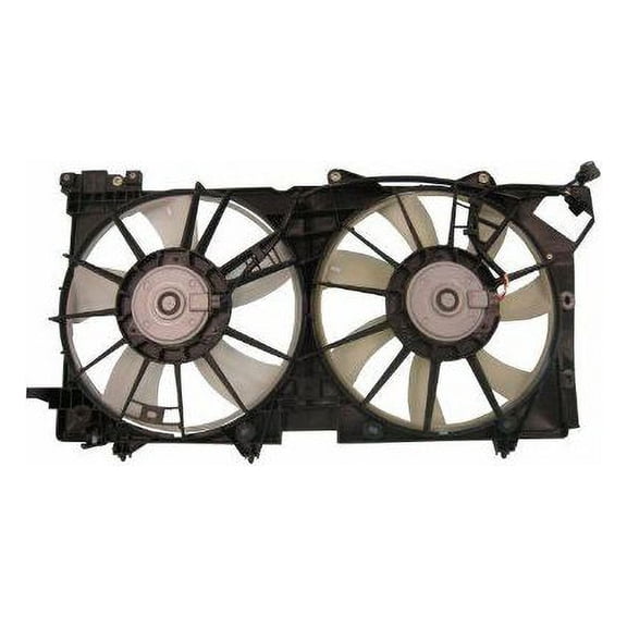 Radiator Fan Assembly - Compatible with 2010 - 2014 Subaru Outback Wagon 3.6L H6 2011 2012 2013