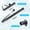 Black, variant on Kezqiaxn Organizer and Storage Poster Tube Expandable Document and Poster Storage Tube Telescoping Blueprint Carrying With Strap Black