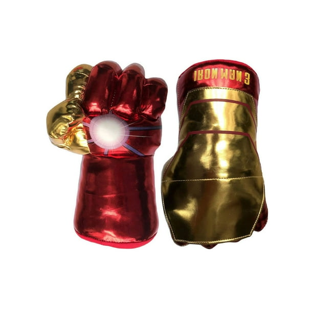 Par de guantes Iron Man para muñecos de peluche, 24 cm