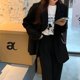 thumbnail image 5 of Blazers de manga larga con cadena de ropa urbana para mujer, moda coreana 2023, abrigos holgados con solapa, blazer elegante de color liso para oficina., 5 of 6