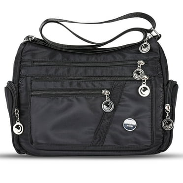 Women Shoulder Bag,  Multiple Pockets Messenger Bag, Ladies Crossbody Purse Fashion Tote Handle Satchel