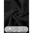 thumbnail image 5 of Ausing Womens Lingerie Lace Babydoll Nightgown Ruffle Hem Chemise Halter Side Slits Mesh See Through V Neck Nightwear Sleepwear Boudoir Outfits Black S, 5 of 6