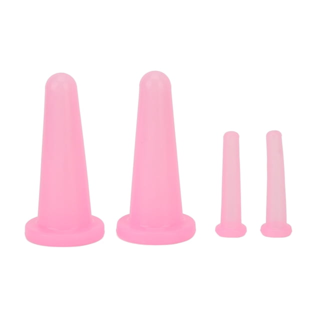 Ventouse de Massage, 4 Pcs Kit de Ventouses en Silicone Compact et Léger