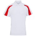 thumbnail image 1 of AWDis Just Cool Polo à Manches Courtes pour Homme à Panneaux Contrastants, 1 of 2