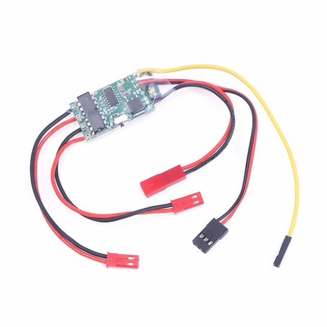 Controlador de Velocidad del Motor RC Cepillado, Proteciones de Sobrecalentamiento Múltiples A Prueba de Chapotillas RC RC Reemplazo de ESC para reparación