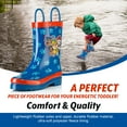 thumbnail image 6 of Nickelodeon Paw Patrol Boys Blue Rubber Waterproof Rain Boots - Size 12 Little Kid, 6 of 6