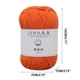 thumbnail image 3 of Uutvmp 4 Strands Of Combed Milk Cotton Thread, Diy Doll Cotton Crochet Thread Wool Ball, Baby Yarn for Baby Sweater Hat Socks Knitting Yarn Ball, 3 of 5