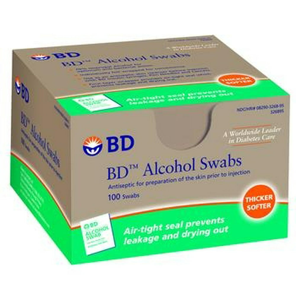 Alcohol Swab, Foil Wrapped (100 count)