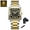 GoldBlack, variant on Luxury Military Square Quartz Luminous Men's Watch