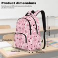 thumbnail image 6 of KUIFORTI Pink Axolotl Backpack with Lunchbox Set 4Pcs Lightweight Girls School Bag with Pencil Pouch Water Bottle Sleeve for Teens Elementary Middle School Daily Use, 6 of 7