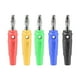 thumbnail image 2 of Uxcell 4mm Banana Speaker Plug Screws Cable Plugs 5 Colors 10A Jack Connector 5 pack, 2 of 5