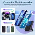 thumbnail image 5 of For IPhone 15 14 13 12 Pro Max 5000mAh Magnetic Power Bank Wireless Fast Pro Portable Charger black, 5 of 5