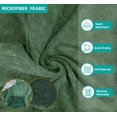 thumbnail image 3 of Dog Bathrobe Towel - Microfibre Fast Drying Super Absorbent Pet Dog Cat Bath Robe Towel,Soft-Green&Medium, 3 of 5