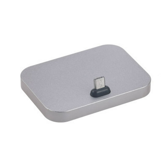 Soporte del adaptador de carga de la aleación de aluminio del teléfono de escritorio del teléfono de la oficina en casa del muelle del cargador micro USB del teléfono móvil Inevent EL000533-03