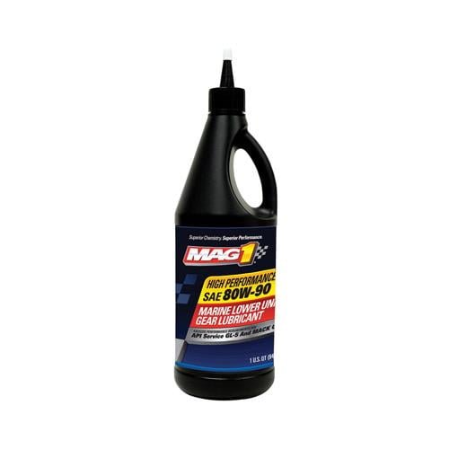 MAG62845 80W90 Lower Unit Marine Gear Oil, 1Qt. Quantity 6