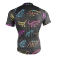 thumbnail image 4 of joogoo Dinosaur-a3 Pattern Men's Cycling Jerseys Mountain Bike Short Sleeve Tops XL, 4 of 7